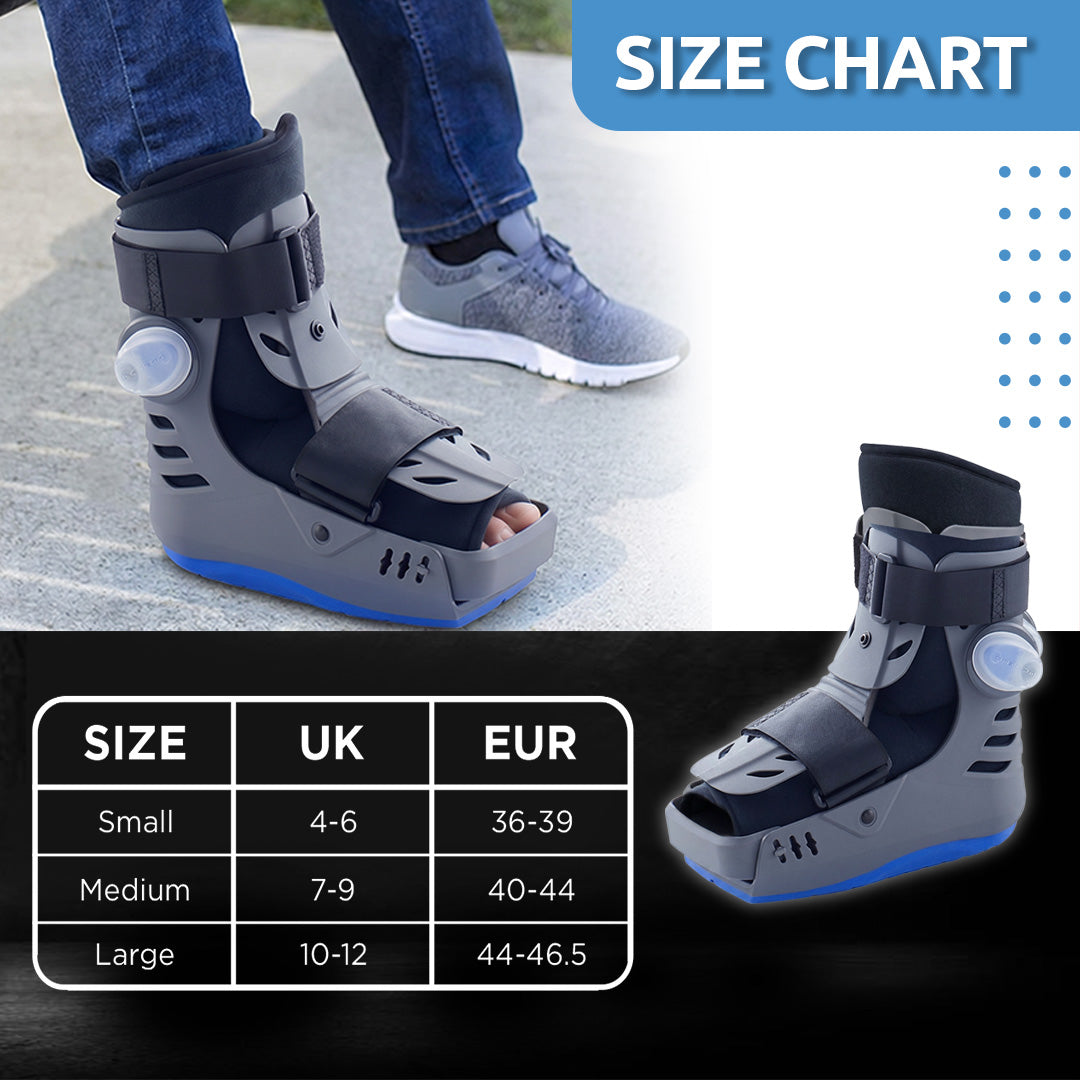 Vissco ADV Pneumatic Walker Boot - with Double Push Button | Short, 11-inch