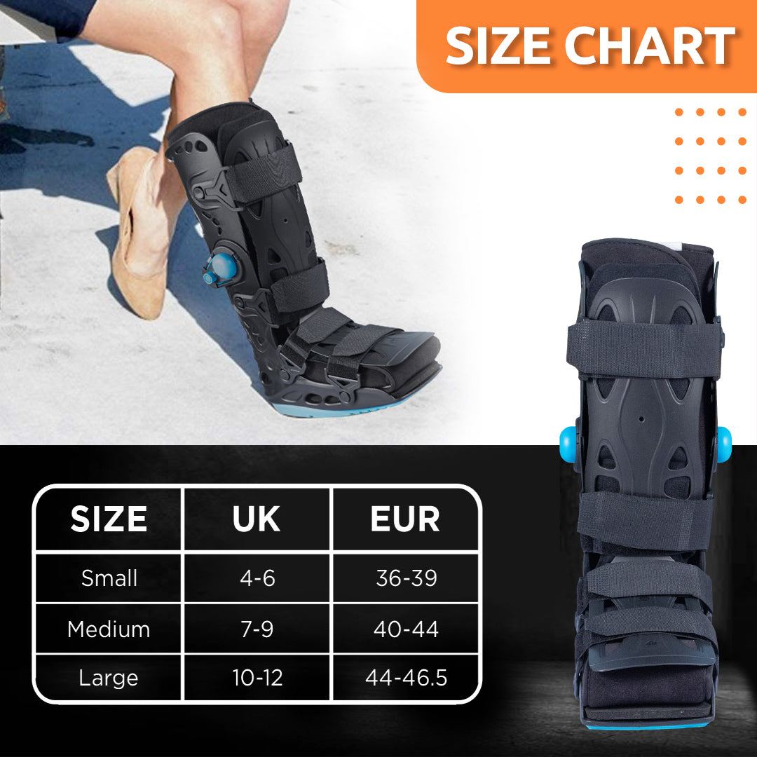 Vissco Pneumatic Walker Boot (Double Push Button - Long Type with 17" Height)