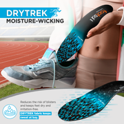 Footsol Nxt Performance Insole by VISSCO | High Arch Support Gel & Memory Foam Insoles | Heel Cushioning, Odor-Free Inserts for Supination, Plantar Fasciitis Relief, Running, Walking, Sports & Work Shoes