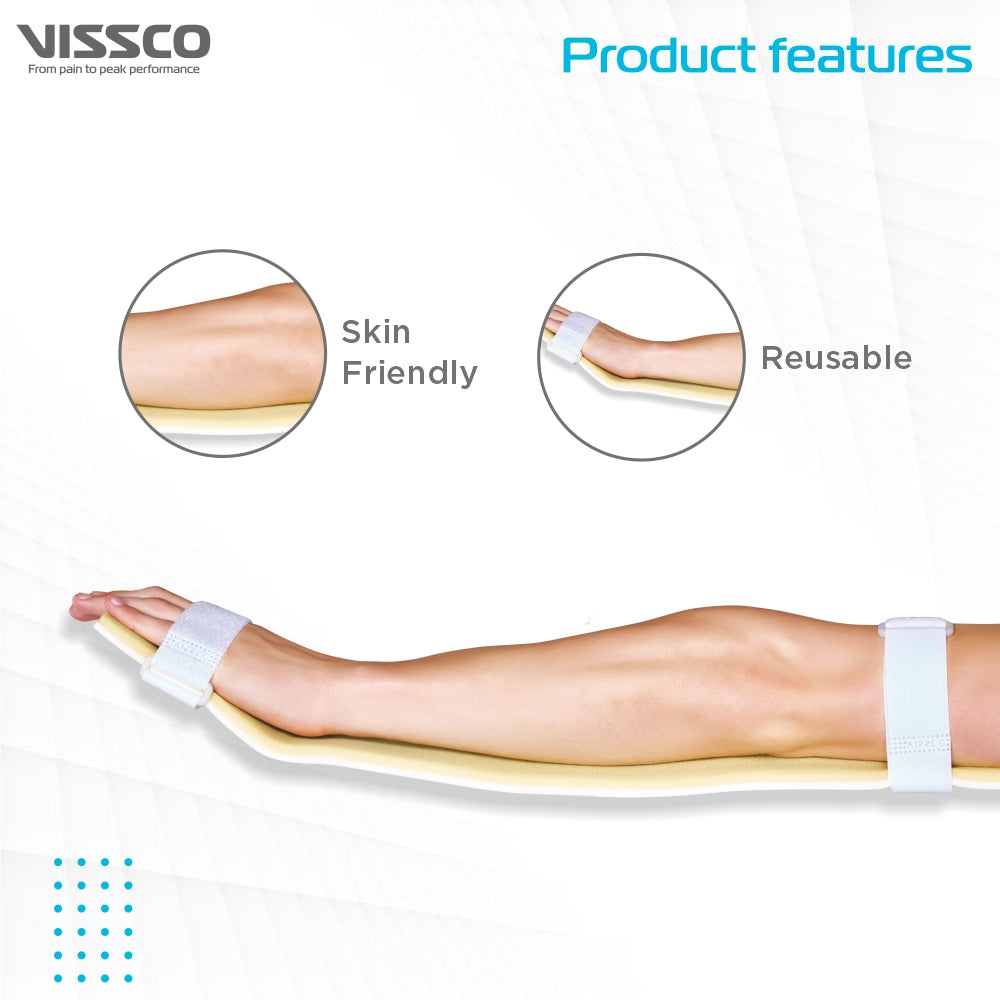 Vissco Emergency Splint Arm (Long) | Provides Support & Stability to the Arm (Beige)