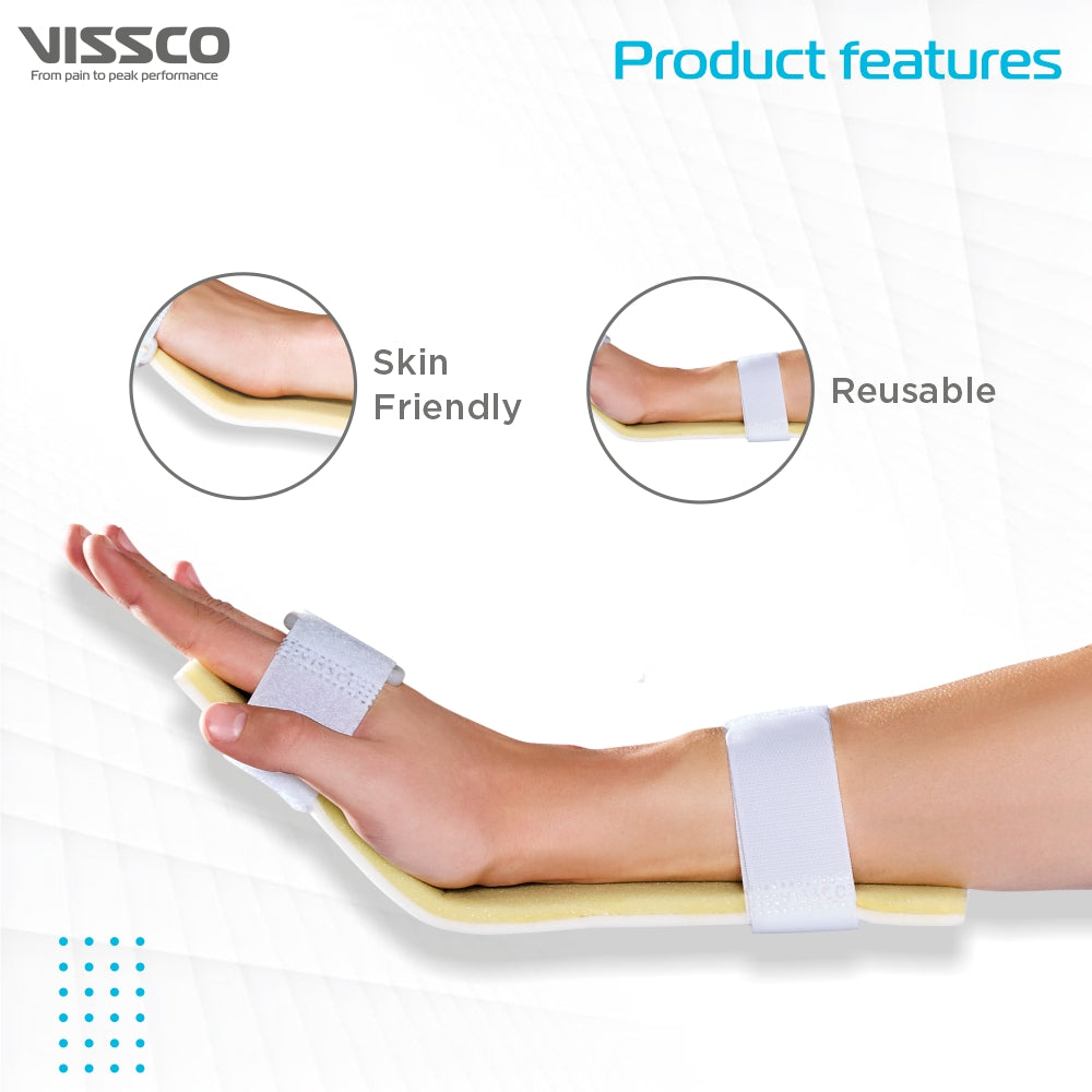 Vissco Emergency Splint Arm (Short) | Provides Support & Stability to the Arm (Beige)