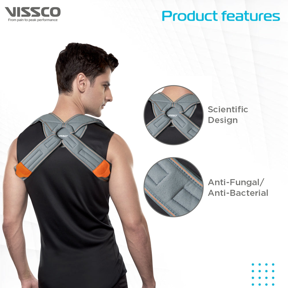Vissco Meek Clavicle Brace | Supports the Clavicle & Promotes Healing (Grey)