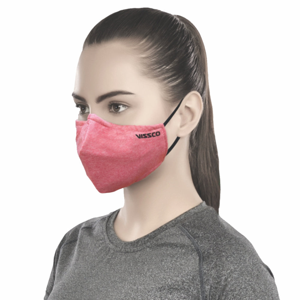 Reusable & Comfortable Face Mask | Washable Breathable Mask With Adjustable Ear Loop & Nose Clip - Vissco Next