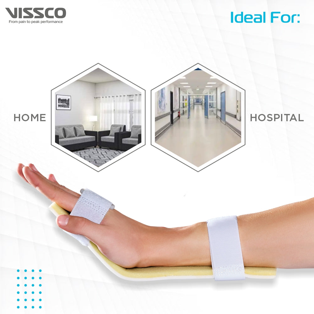 Vissco Emergency Splint Arm (Short) | Provides Support & Stability to the Arm (Beige)