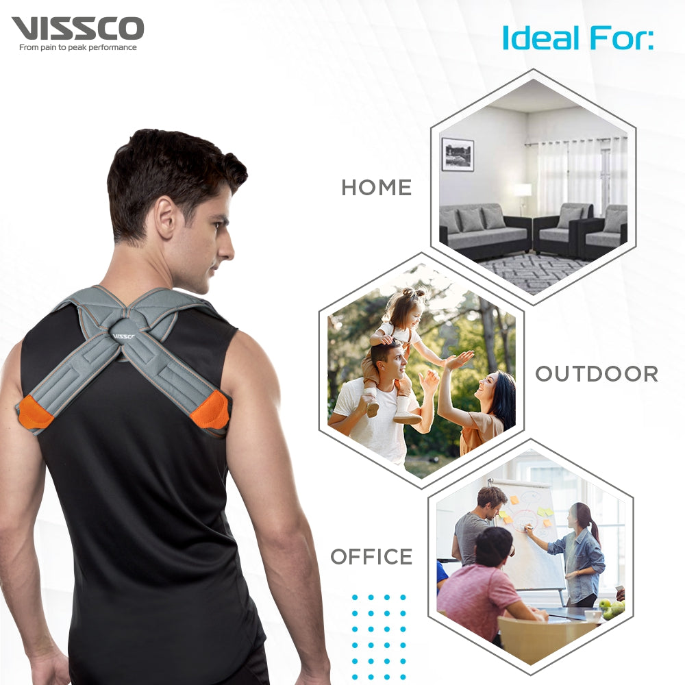 Vissco Meek Clavicle Brace | Supports the Clavicle & Promotes Healing (Grey)