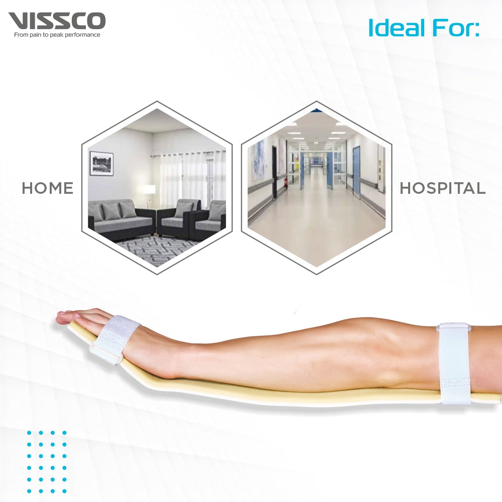 Vissco Emergency Splint Arm (Long) | Provides Support & Stability to the Arm (Beige)