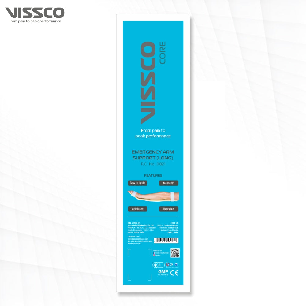 Vissco Emergency Splint Arm (Long) | Provides Support & Stability to the Arm (Beige)