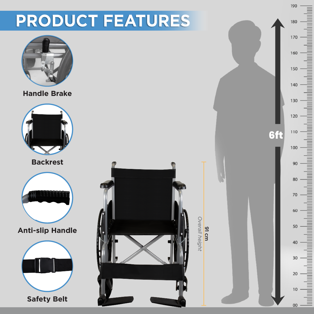 Vissco Rodeo Lite Wheelchair - with Mag Wheels