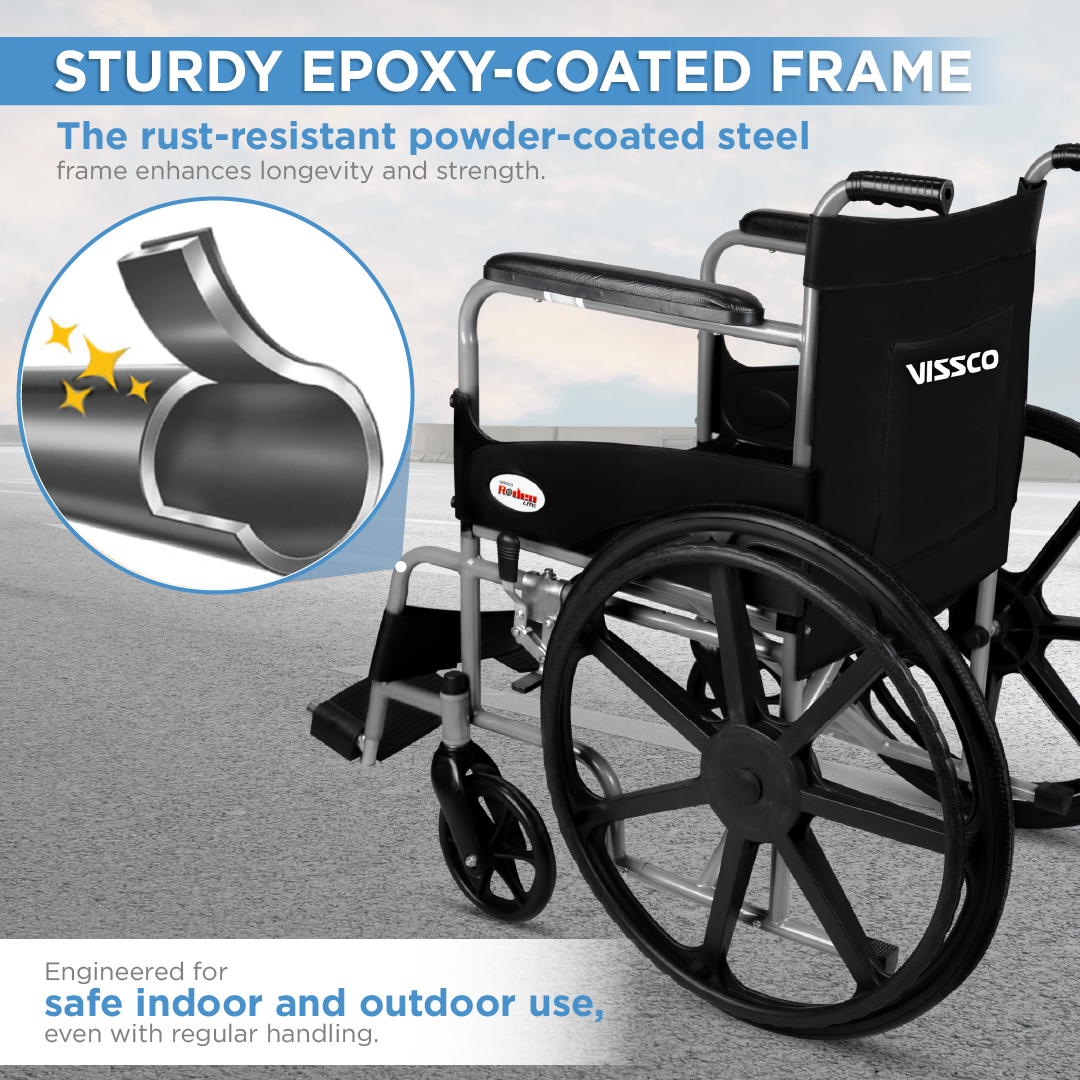 Vissco Rodeo Lite Wheelchair - with Mag Wheels
