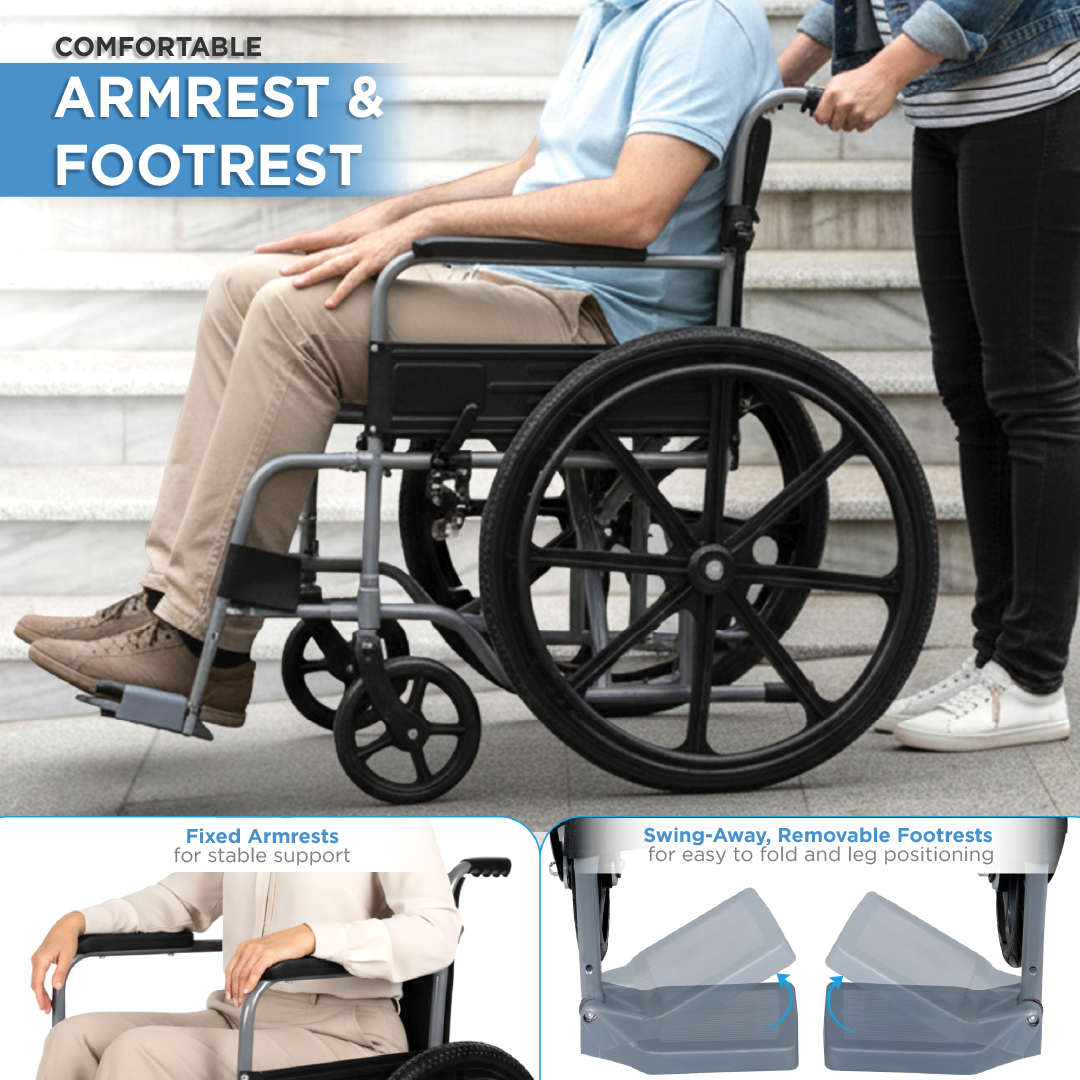 Vissco Rodeo Veer Wheelchair - with Mag Wheels