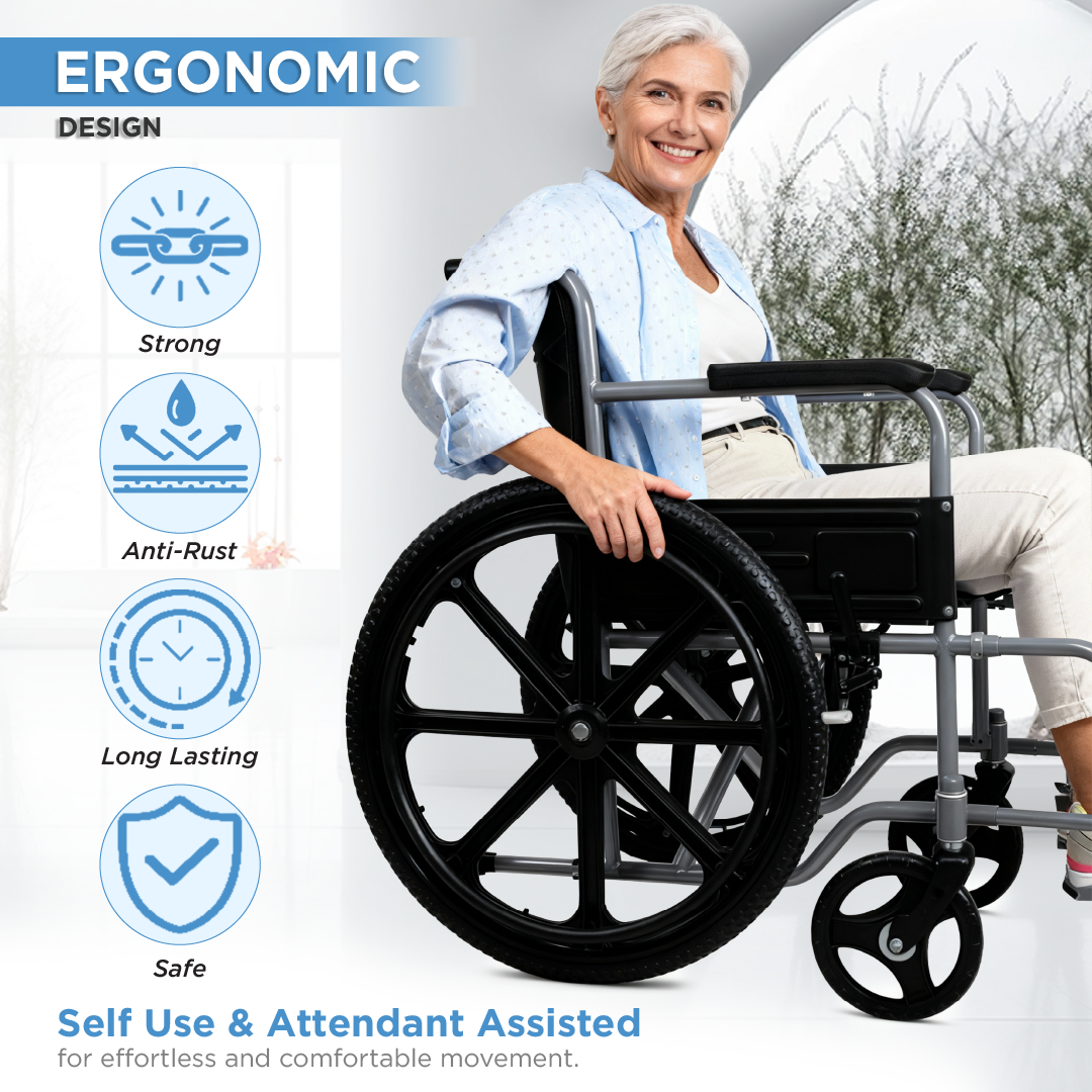 Vissco Rodeo Veer Wheelchair - with Mag Wheels