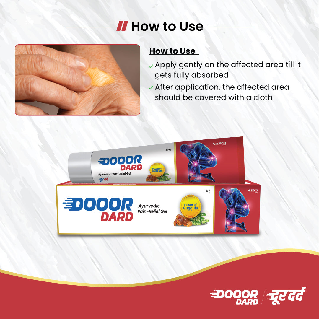 Vissco Dooor Dard Ayurvedic Pain Relief Gel 30 gm (Pack of 4)