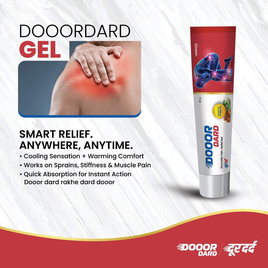 Vissco Dooor Dard Combo of Ayurvedic Pain Relief Oil 100ml  and Ayurvedic Pain Relief Gel 30gm + 30gm
