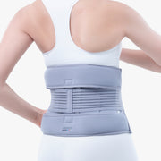Vissco Eco Frame Back Support | Provides Firm Support to the Lumbar Spine & Locks Movement (Grey)