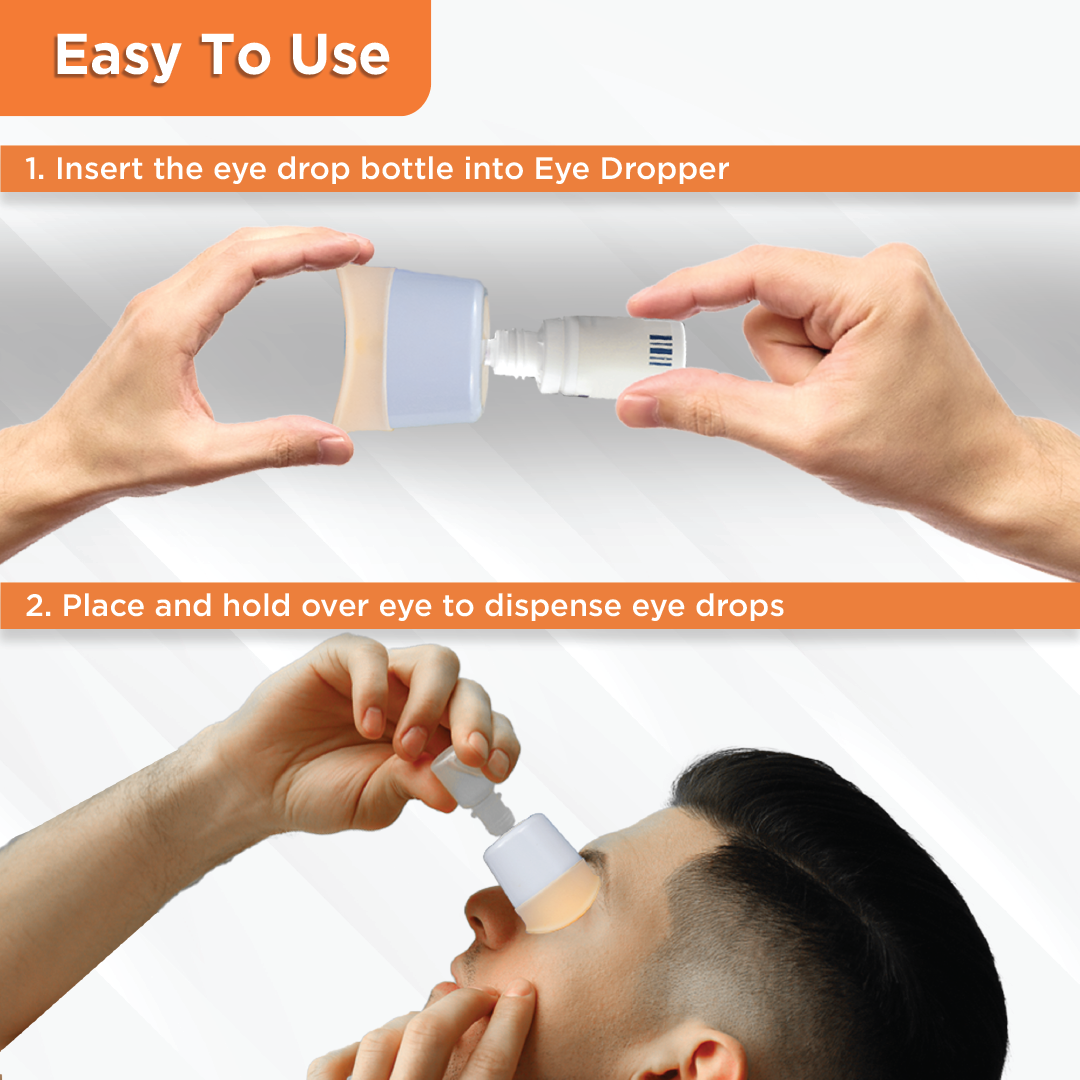 Vissco Eye Dropper Dispenser | Helps Putting Droplets in the Eye