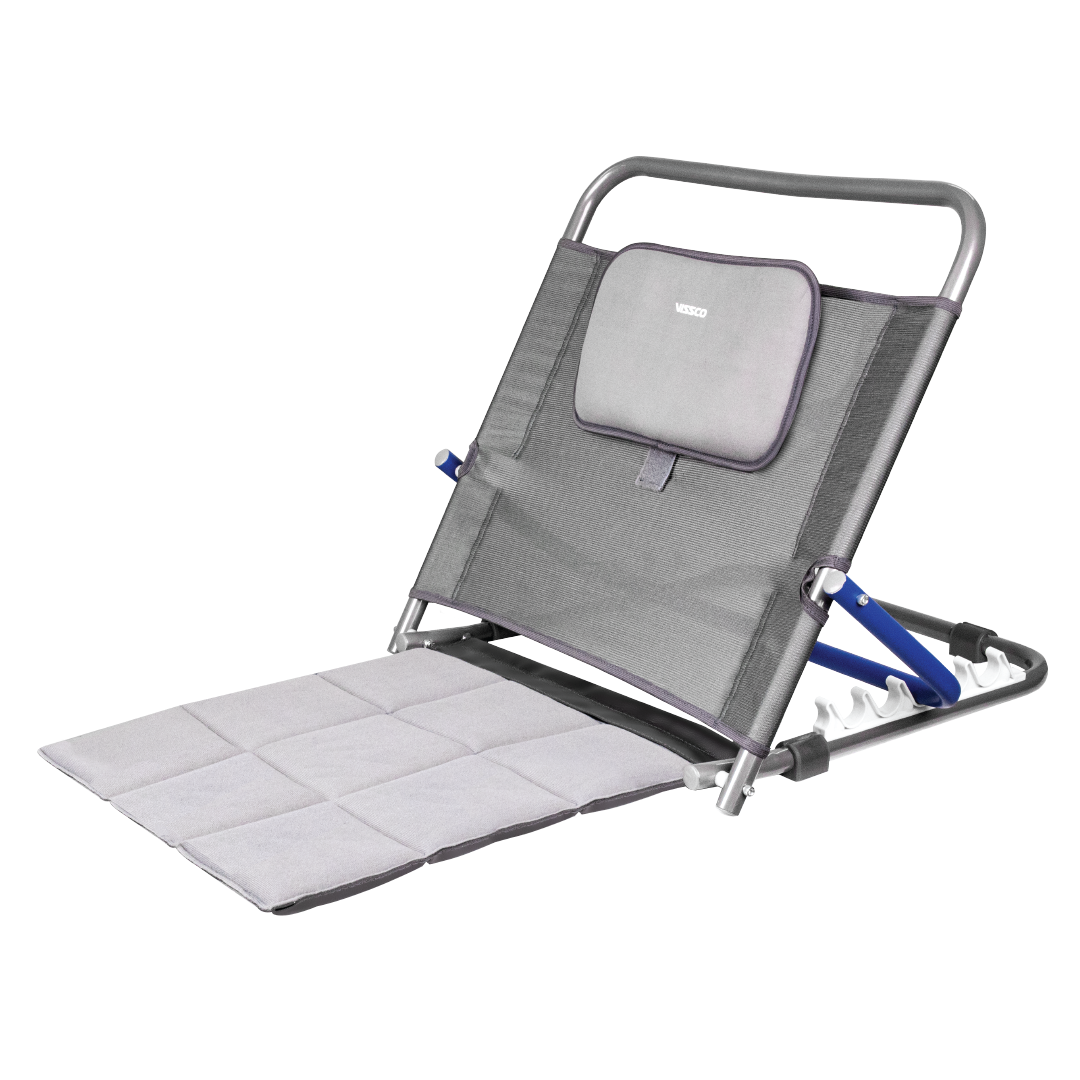 Vissco Orthopaedic Hospital Back Rest|Back Support for Hospitalised & Bed Ridden Patients (Black)