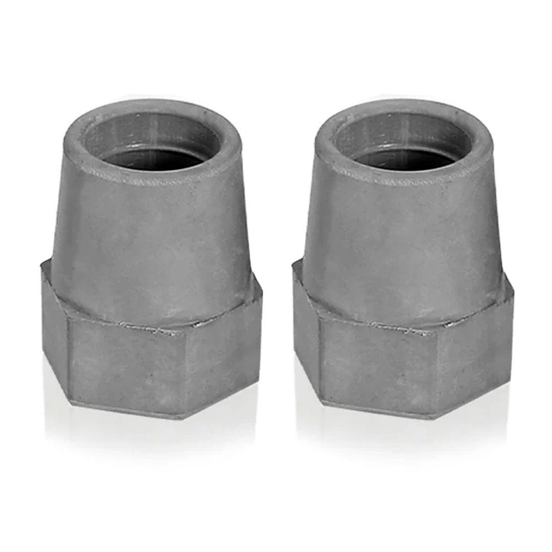 Vissco Rubber Tips/Shoes For Walker Plain (PACK OF 2)