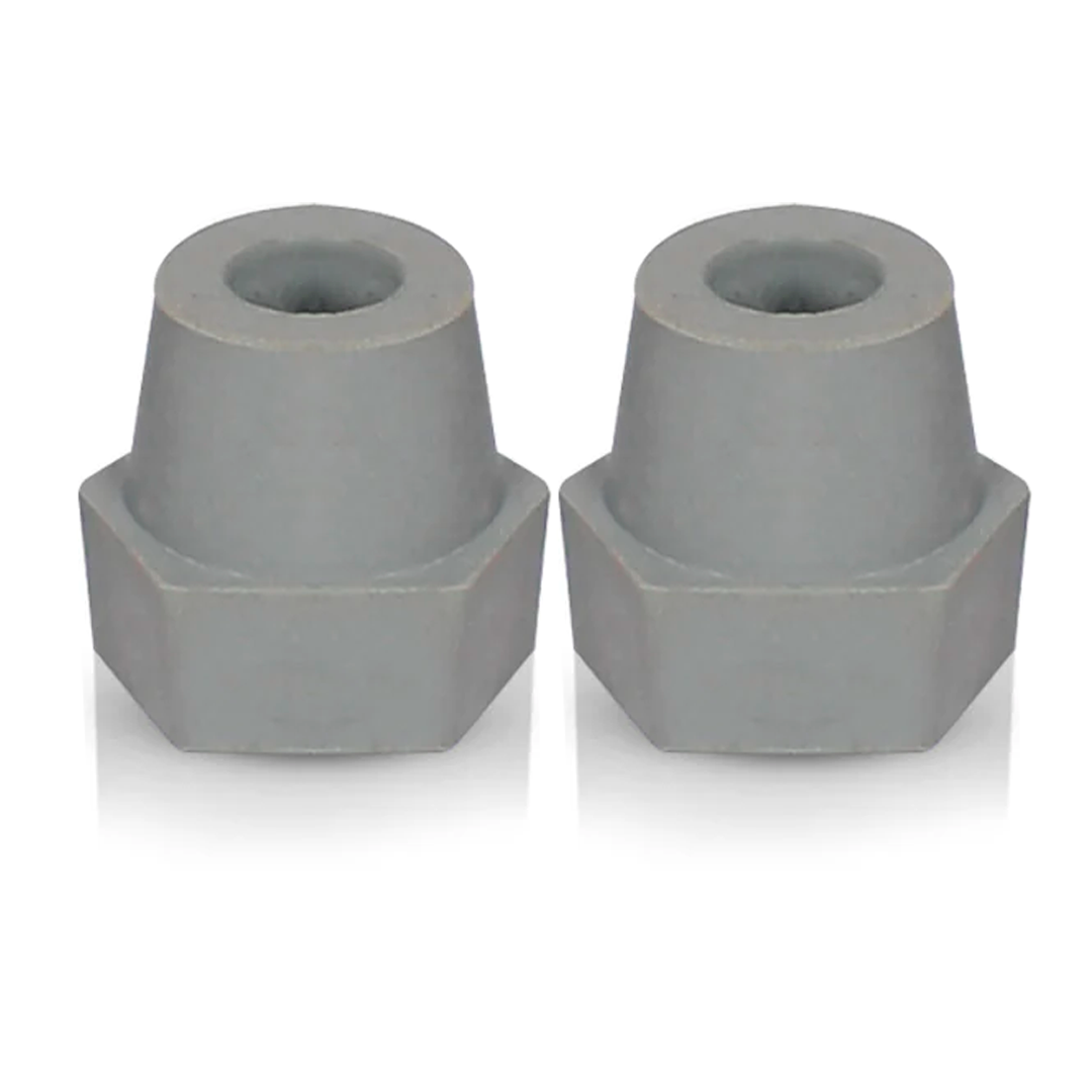Vissco Rubber Tips/Shoes For Walking Stick, Tripod/Quadripod (PACK OF 2)