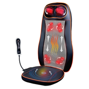 Vissco Back and Neck Relaxer | Electric Rolling Massager with Seat Vibration for Lower Back Pain | 3 Massage Programs (Black)