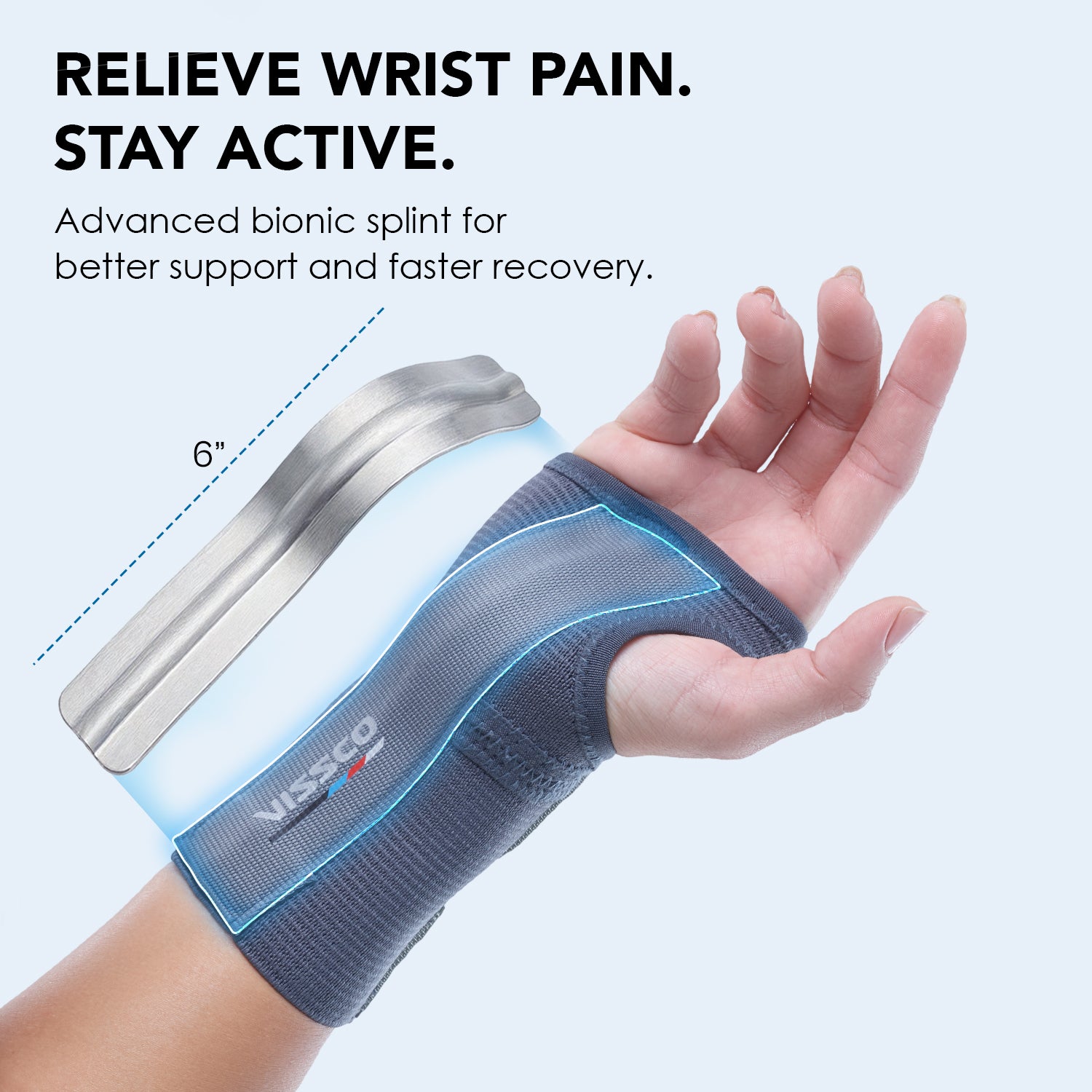 Vissco Elastic Wrist Support - Short