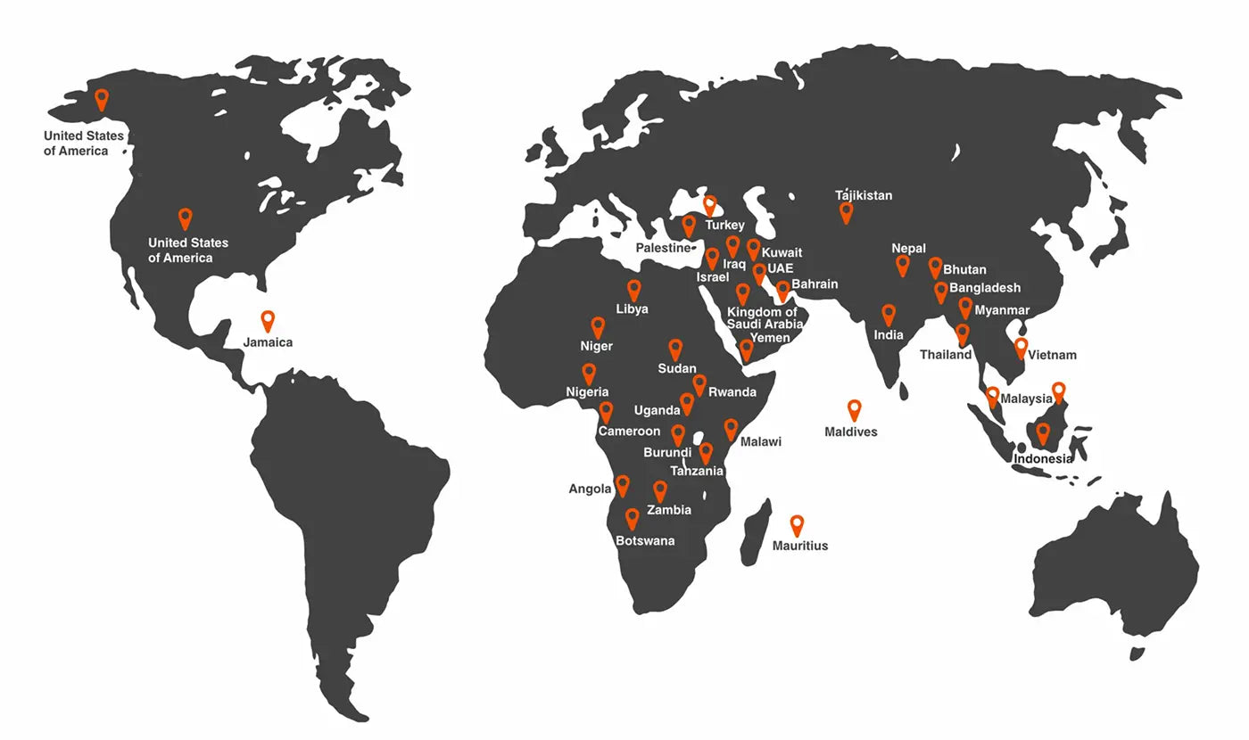 Vissco healthcare solutions trusted across Asia, Africa, Middle East, Europe, and USA