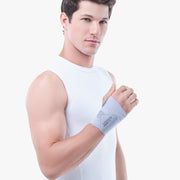 Vissco Wrist Brace (Mild Support) | Provides Compression & Support to the Wrist for Sports & Workout (Grey)