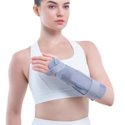 Vissco Forearm Brace - Long | Provides Firm Support to the Wrist | For Colle's fracture & Wrist Sprain/Strain - (Black)